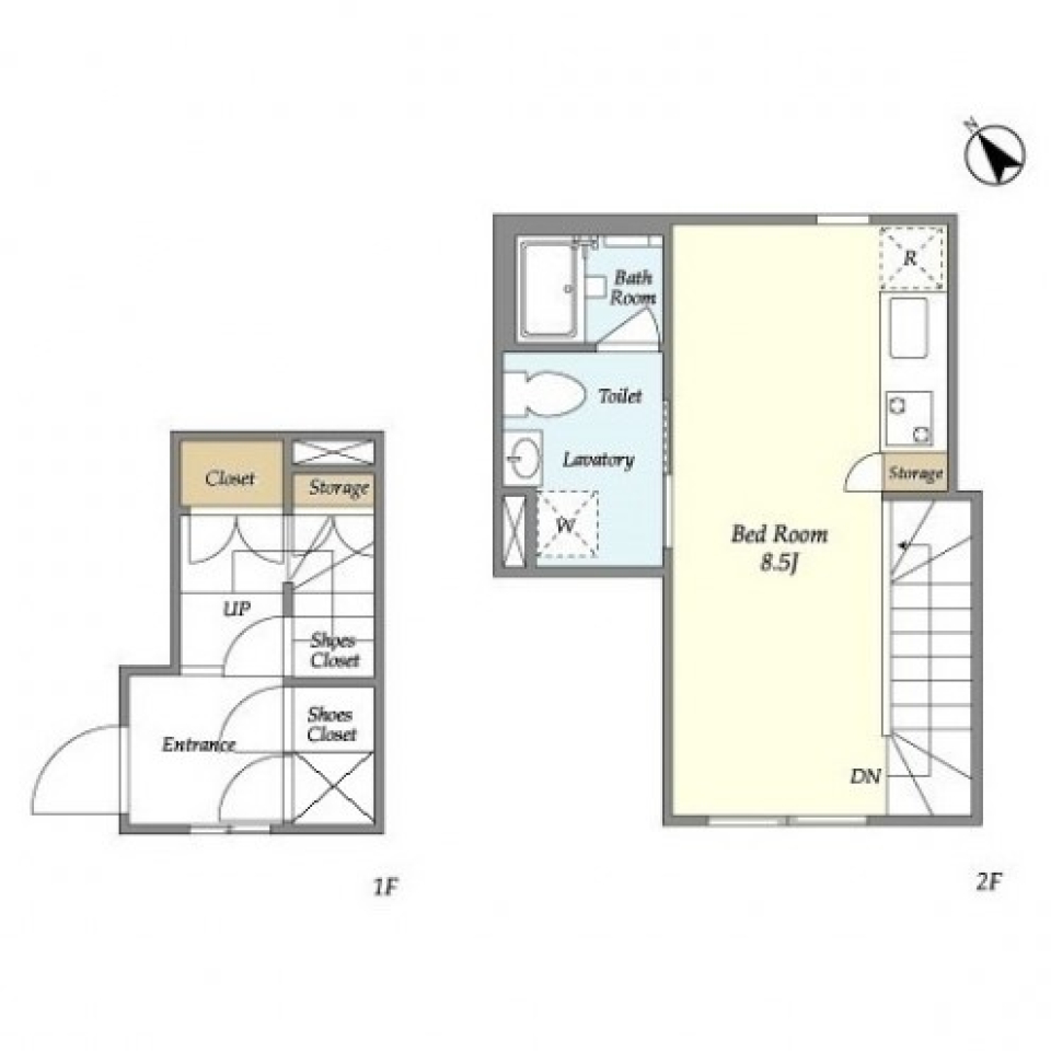 風の通り道の間取り図
