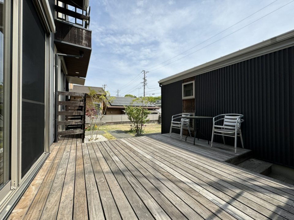ウッドデッキ