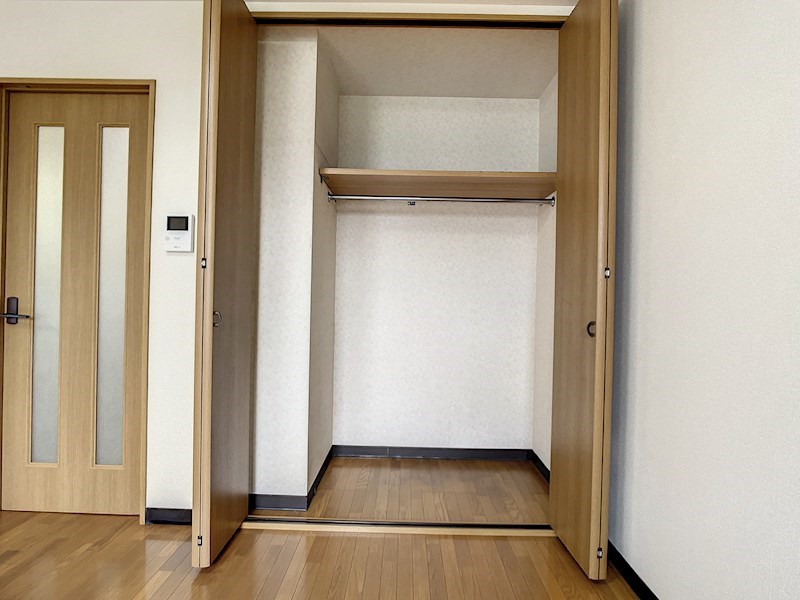 ハンガーのまま収納可能◎