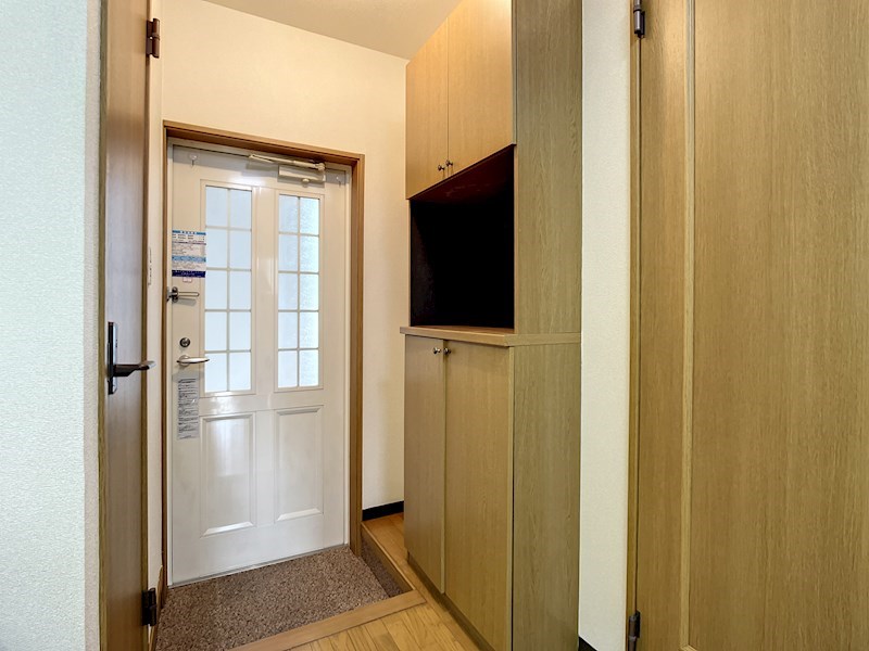 一人暮らしのシューズを収納できちゃうシューズボックス付き