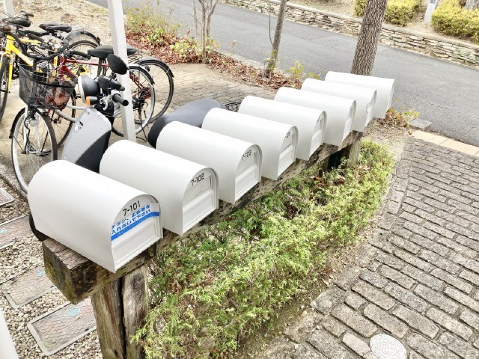 メールボックスもオシャレ