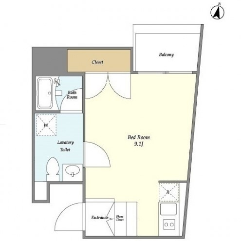 自分らしく過ごせるところの間取り図