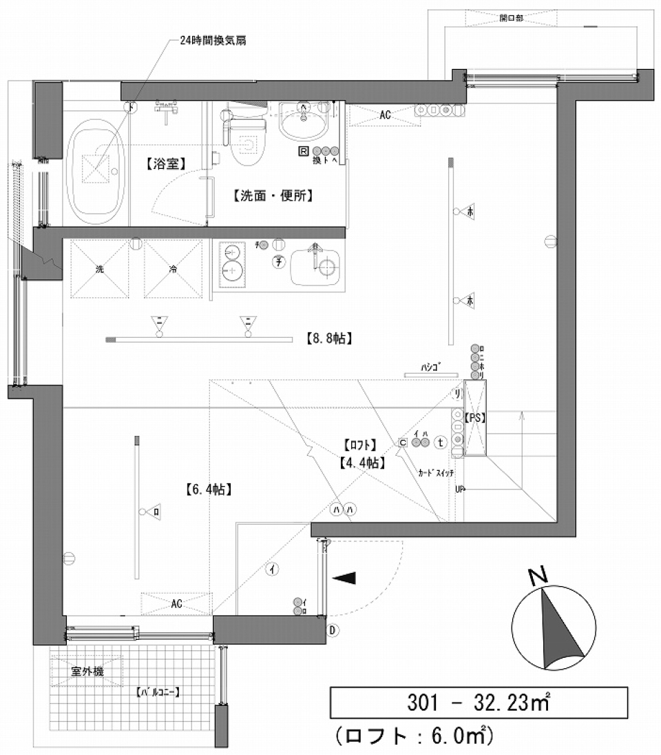 カシャノイエの間取り図