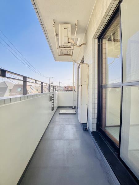 バルコニーに出た時の様子。