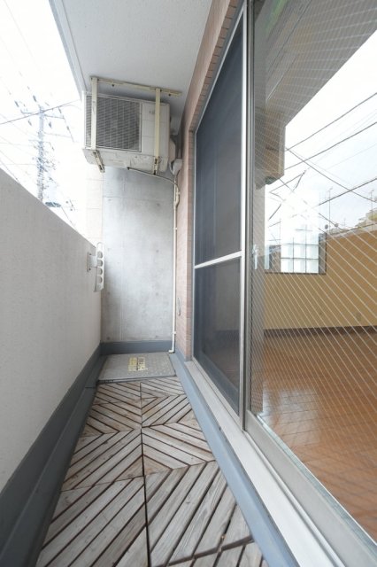 バルコニーに出た時の様子。