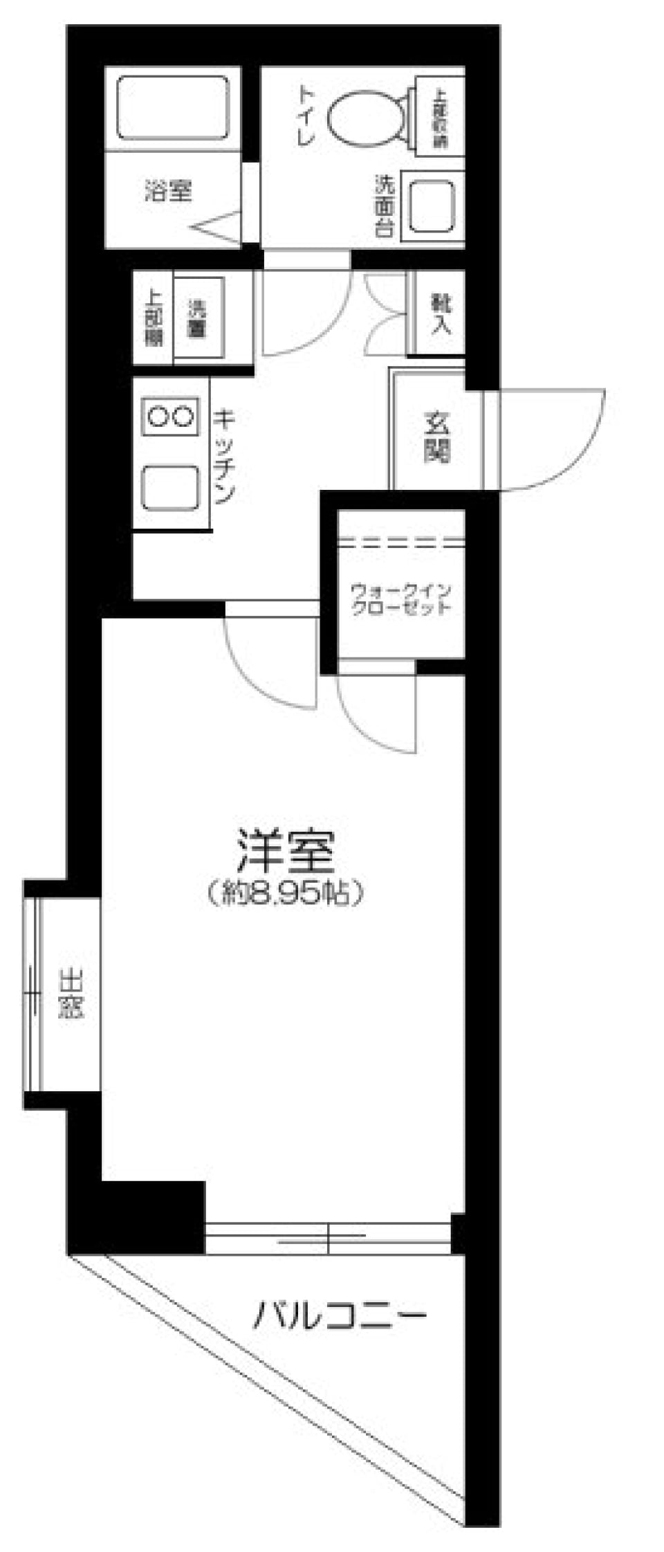 純白のこだわりの間取り図