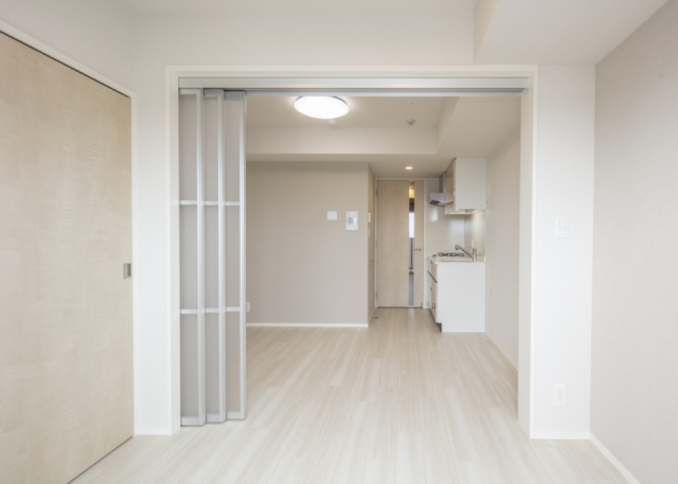 6.5帖のDKと３帖の洋室
※写真は同タイプ住戸です。