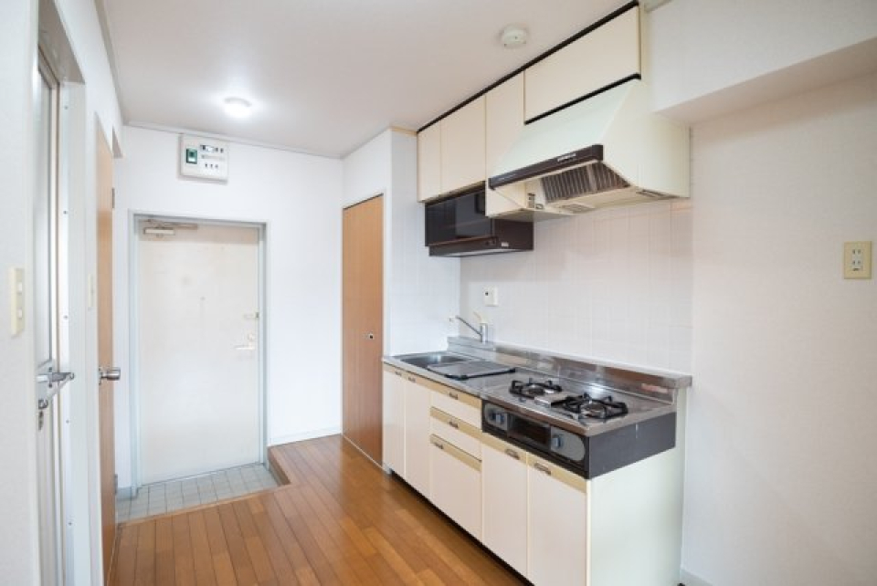 キッチンは収納もけっこうできそう