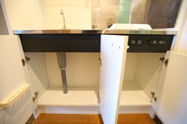 キッチン下収納！
いかにこの空間を上手に使えるか！腕の見せ所です！