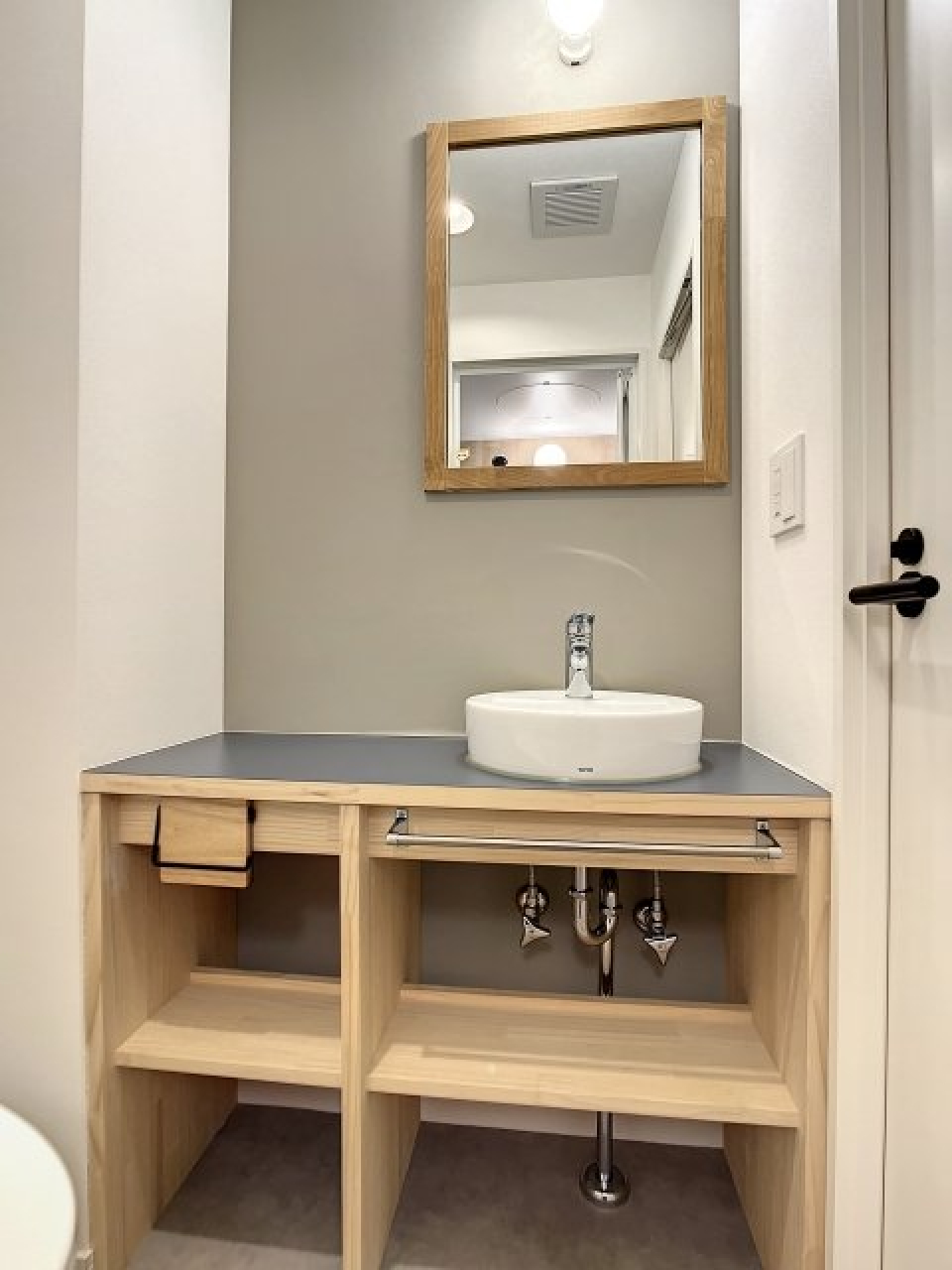 洗面台も可愛い