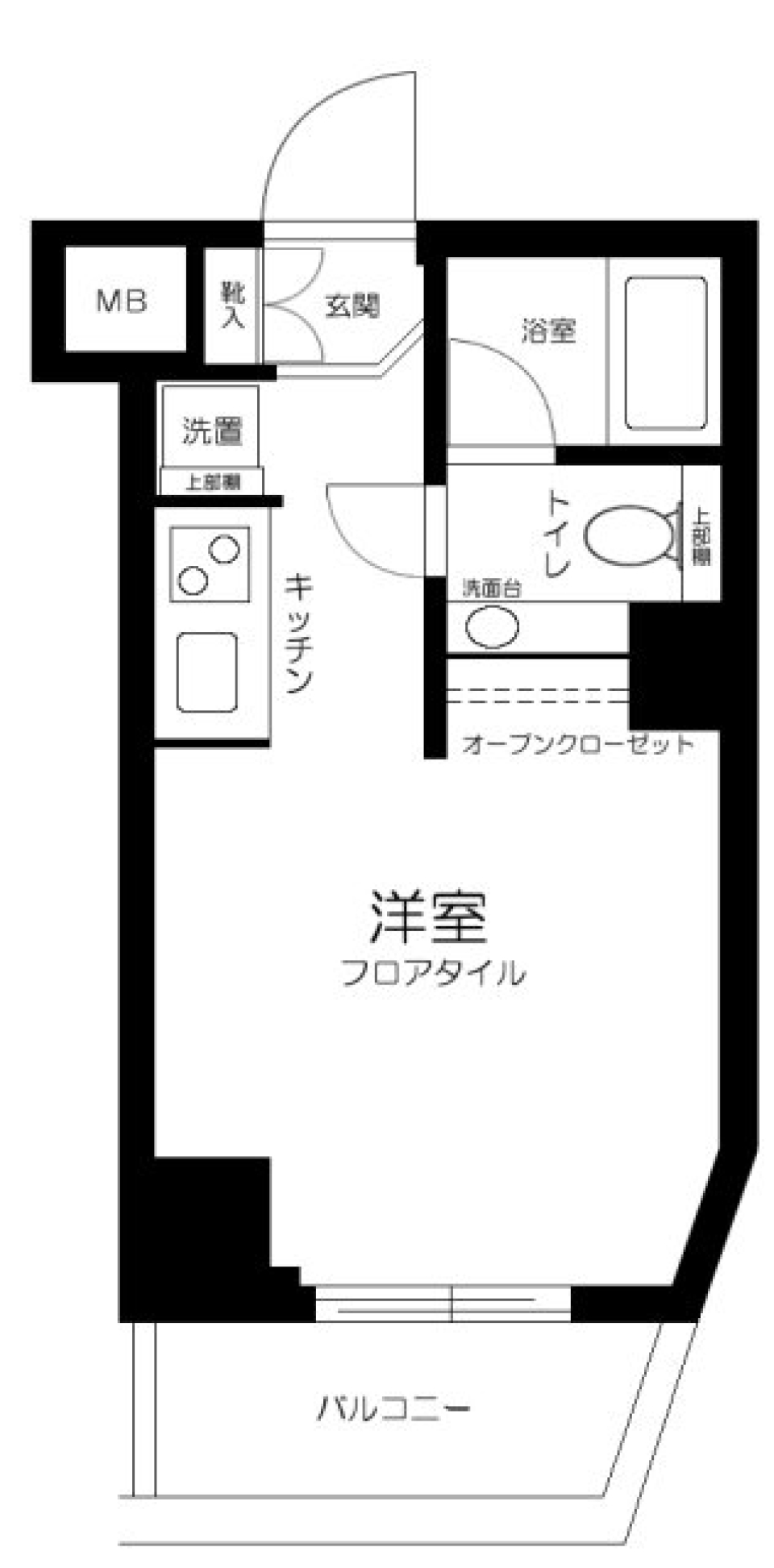 ナチュラル＆おしゃれなライフスタイルの間取り図