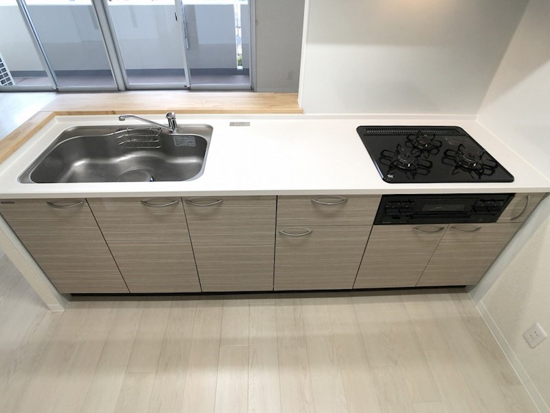 2人並んでお料理することもできる！