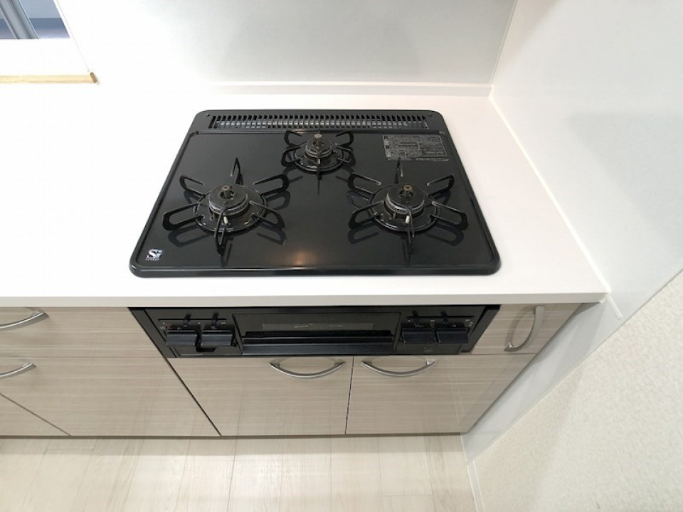 嬉しい3口コンロ