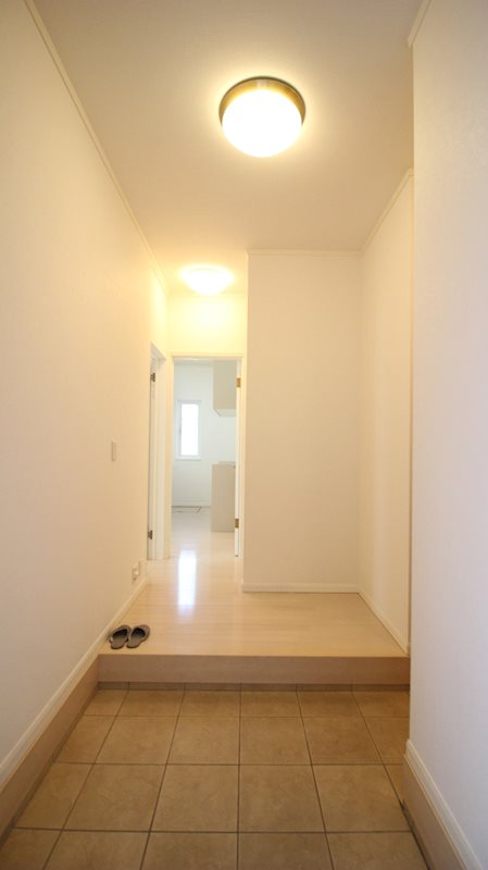 ゆったりとした玄関先