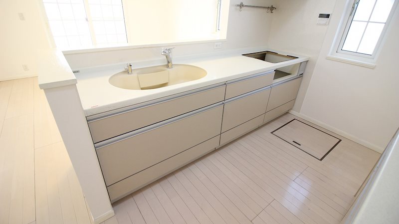 3口コンロ付きです！