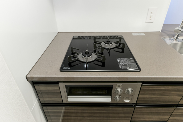 2口コンロです
※写真は同タイプ住戸です。