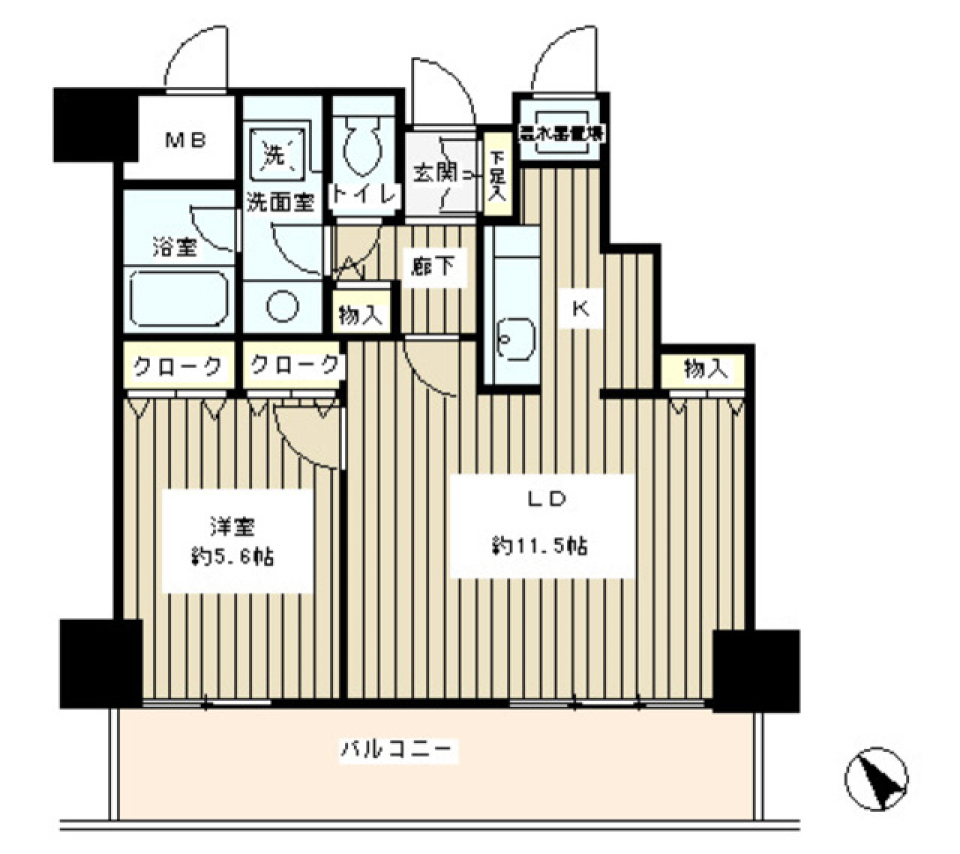 都心へのアクセスと利便性！の間取り図