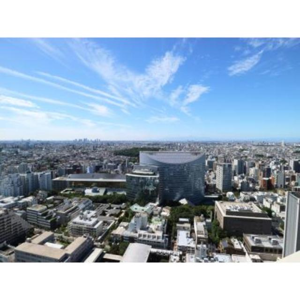 街を一望できる部屋