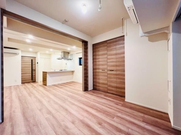 DKと洋室は扉で仕切れます