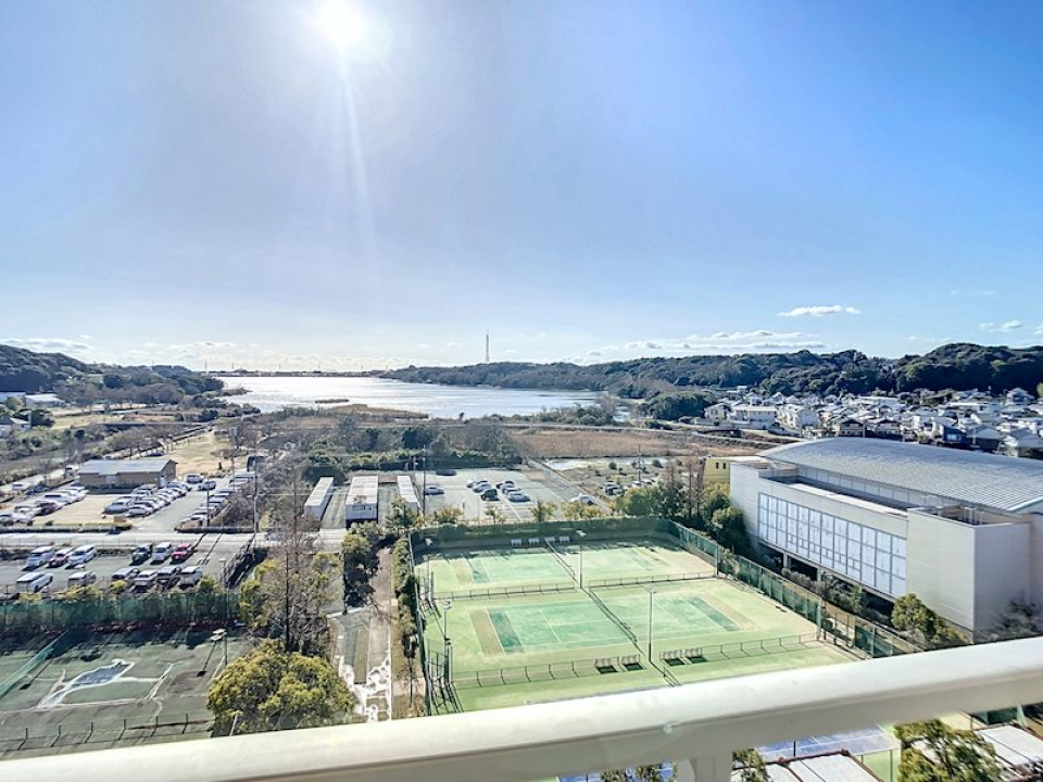 9階からの眺めはさすがですね