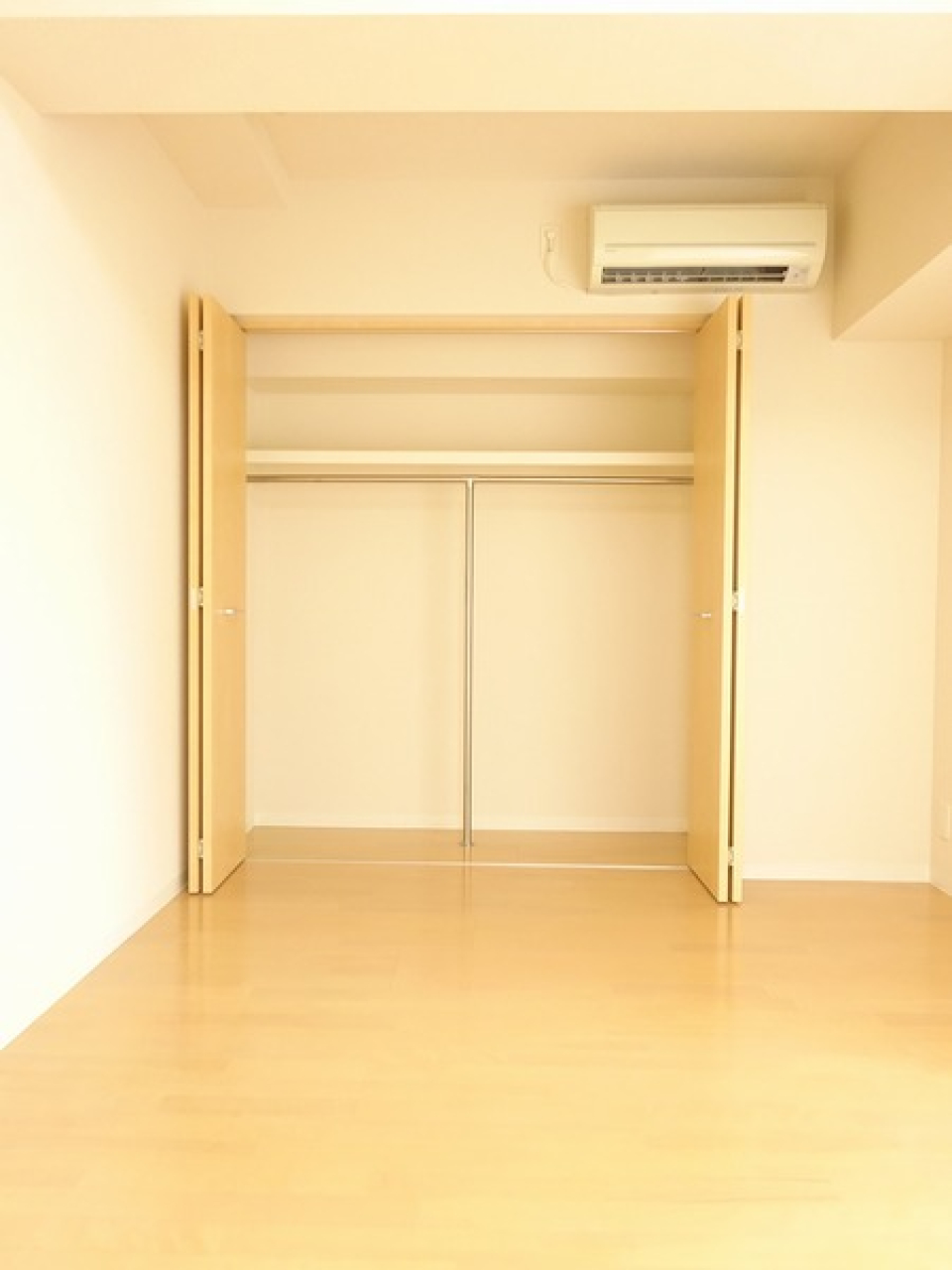 収納を開けた時の様子。