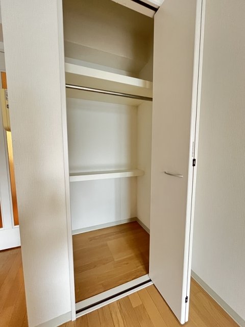 クローゼットを開けたとkの様子です。