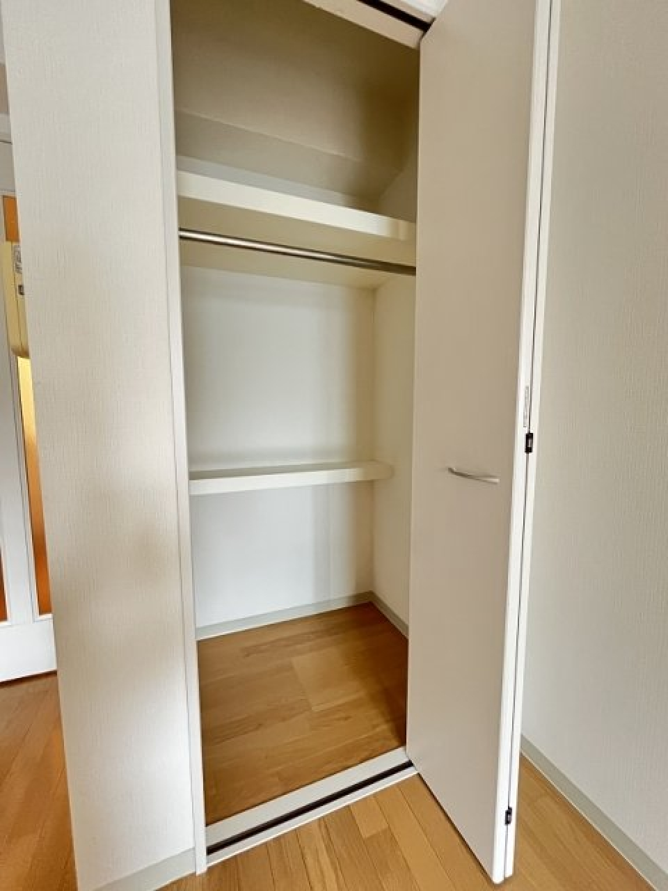 クローゼットを開けたとkの様子です。