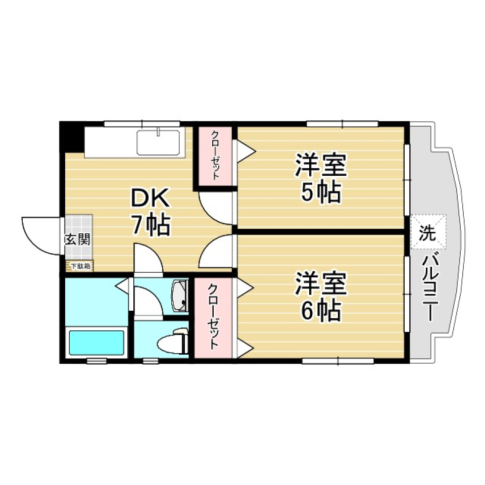 これがまさに、ピンクの魔法の間取り図