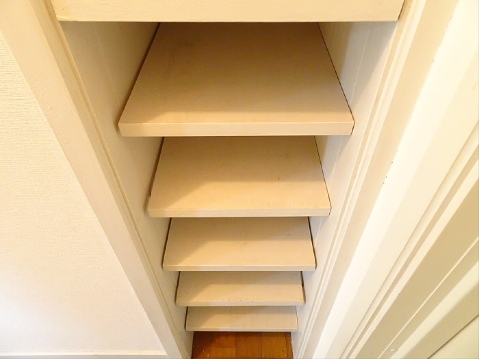 シューズボックスを開けた時の様子。