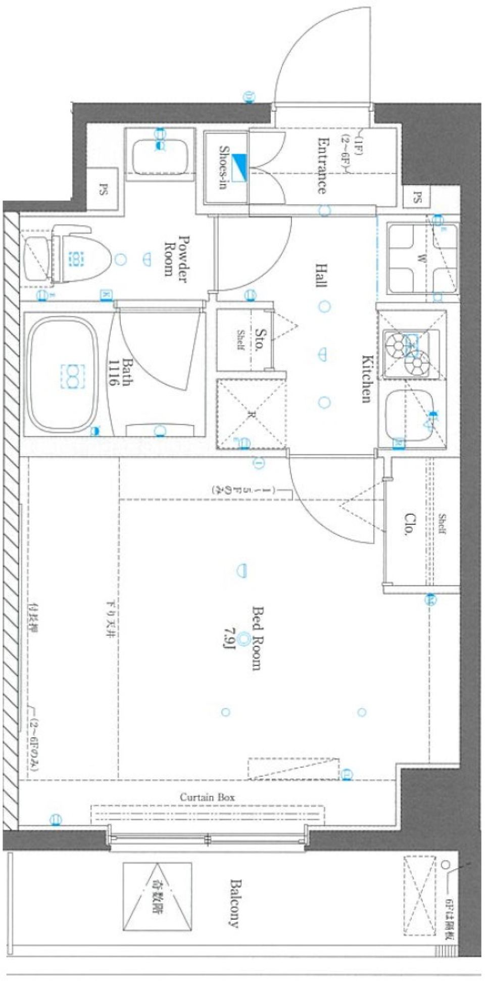 ワンコと遊ぼう！お庭つき1K、ほっこり生活の間取り図