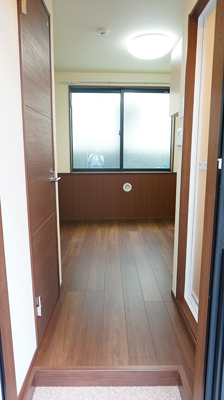 玄関から入った景色