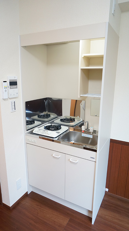 キッチンもシンプル