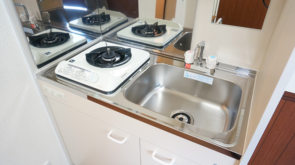 一人なら十分なキッチン