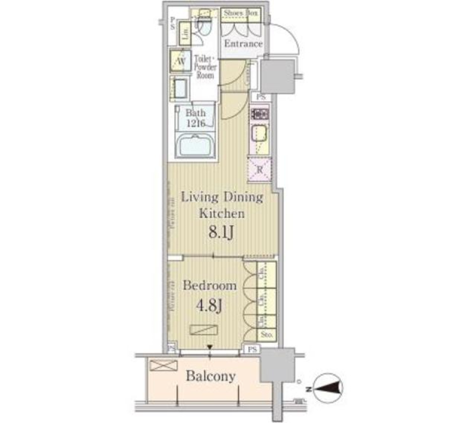 ペットとワンダフル・ルームの間取り図