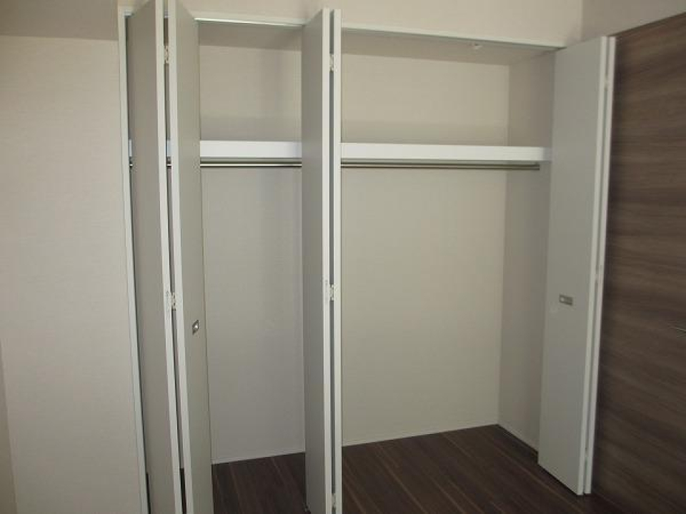 収納を開けた時の様子。