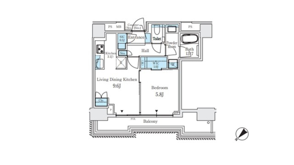 新しい部屋で新しいスタート！！の間取り図