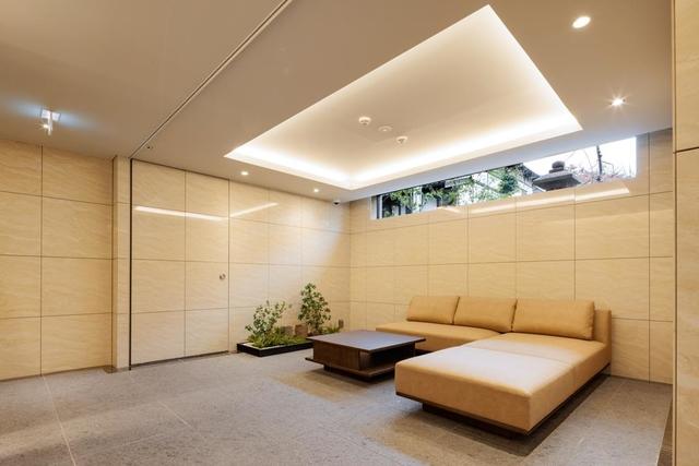 ホテルライクなロビー。