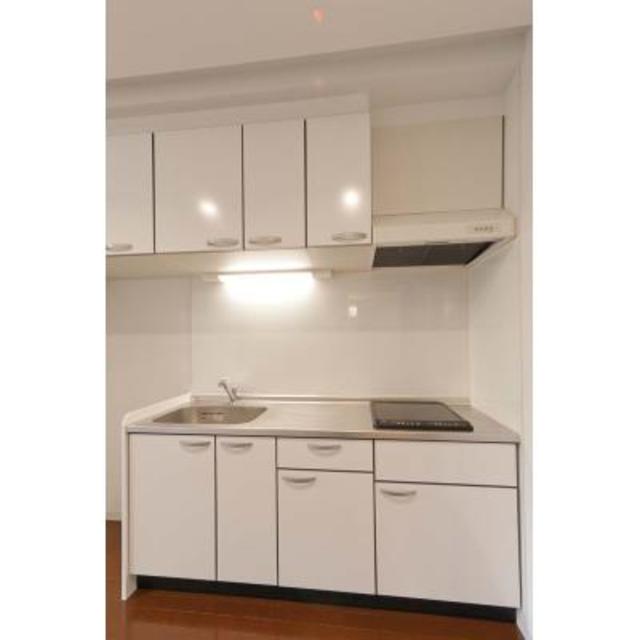 キッチンも広々としていて、作業台もスペースがあるので、効率よくお料理できそうです。
※写真は同タイプ住戸です。