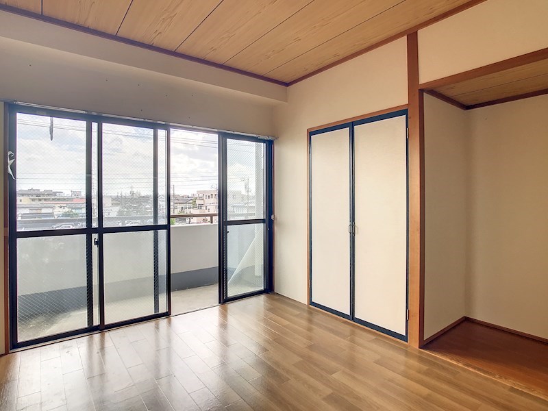 洋室6帖。押し入れ付きです。