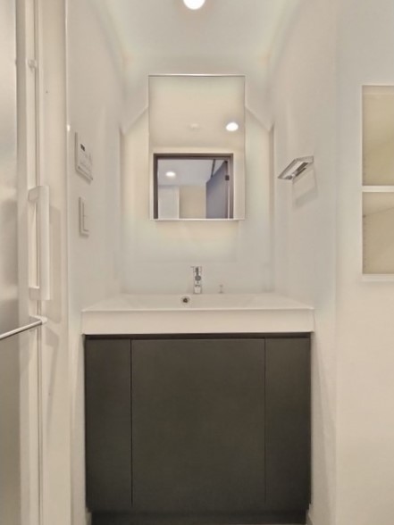 洗面台もちょっとお洒落に