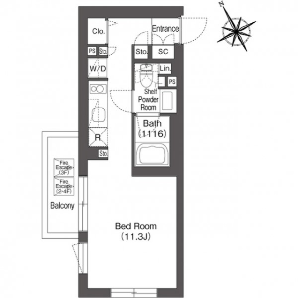 池尻暮らし［新築］の間取り図