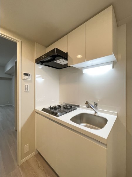 シンプルなシステムキッチン