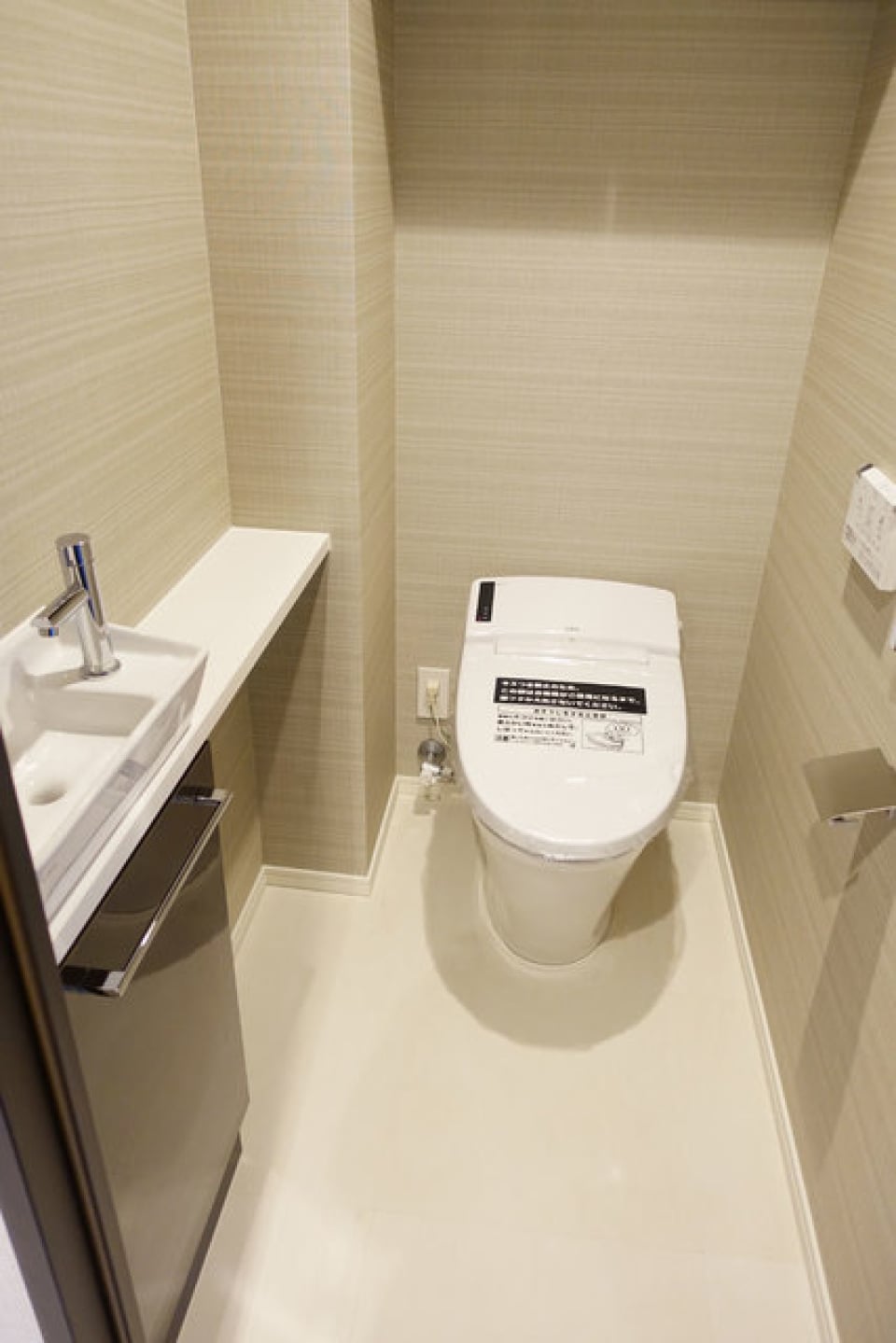 手を洗えることも出来るトイレ。※写真は同タイプ住戸です。