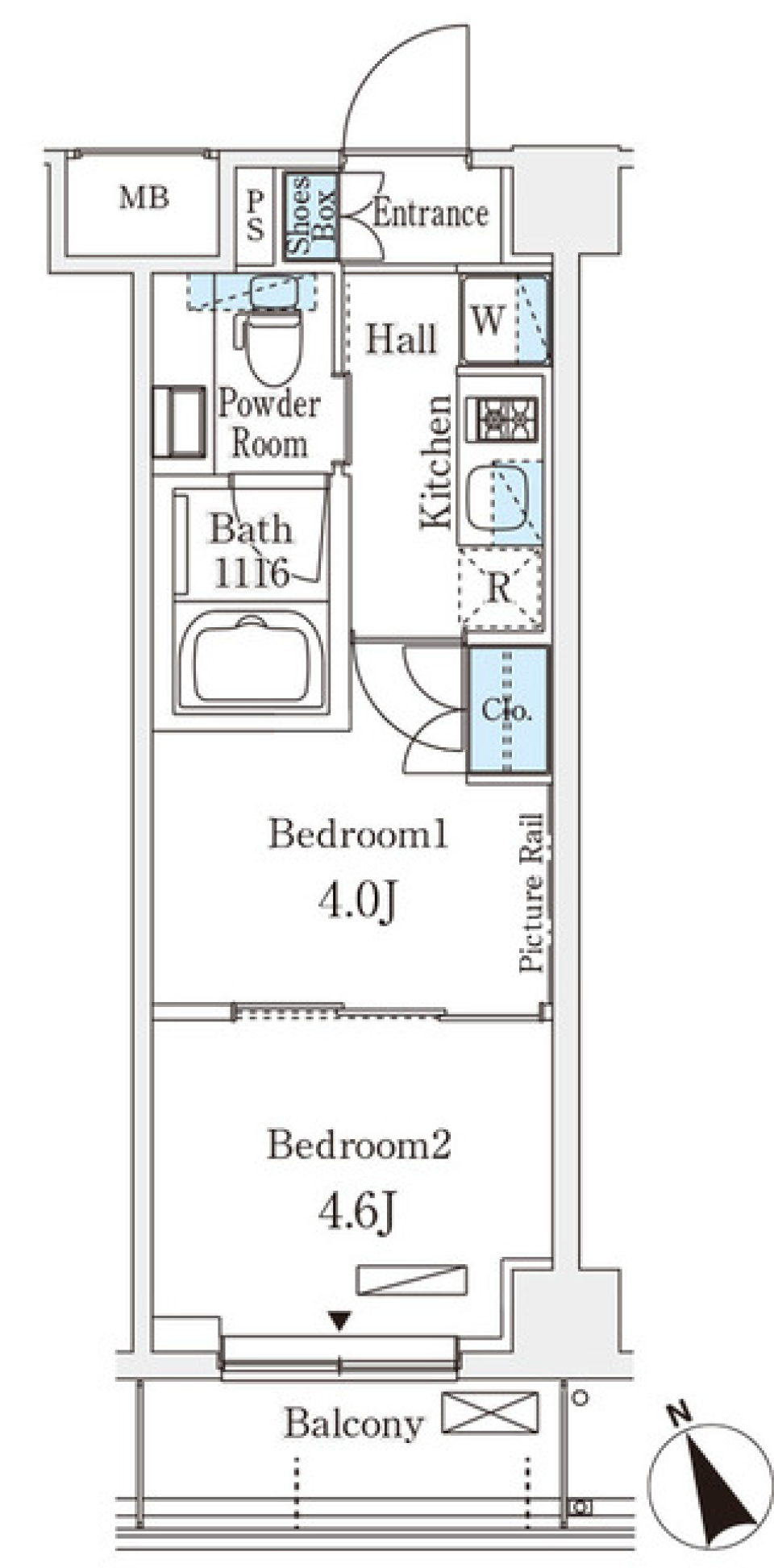 学芸大近く！おしゃれを楽しむ学生生活の間取り図