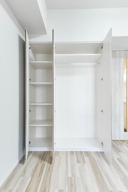 クローゼットの中です。
※写真は同タイプ住戸です。