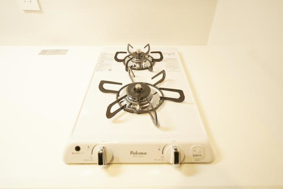 2口のガスコンロです。
※写真は同タイプ住戸です。