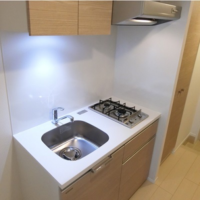 ２口のガスコンロが導入されています。