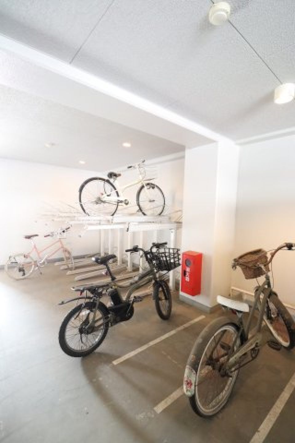 駐輪場もあります