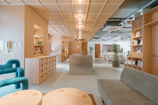 共有スペースが充実しています。