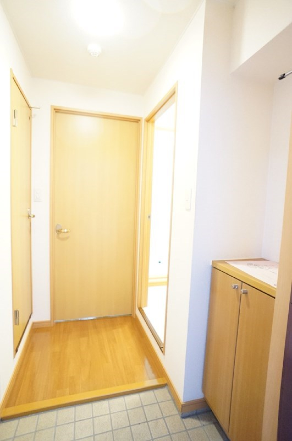 玄関のシューズボックスも嬉しい